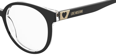 Premium Women Moschino Love Model Eyeglasses: MOL584 - Black- SpecSMART Eye Clinic (Zoom View)